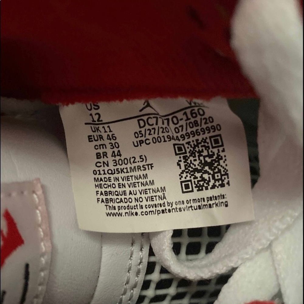 Jordan 4 ‘fire red’ - Picture 7 of 8